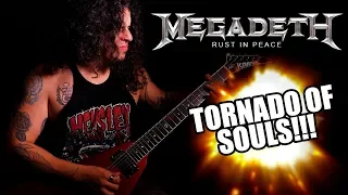 Megadeth - Tornado of Souls guitar solo cover | Charlie Parra