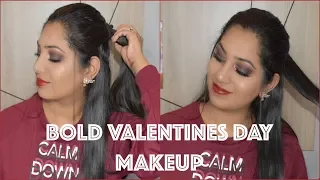 BOLD VALENTINES DAY MAKEUP TUTORIAL