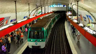 Cab ride of Metro line 7 of Paris (Villejuif / Place d'Italie)