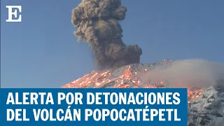 Registran más de 200 exhalaciones del volcán Popocatépetl | EL PAÍS