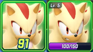 Sonic Forces Speed Battle - Super Shadow New Character Level 5 Upgraded - All 68 Characters Unlocked