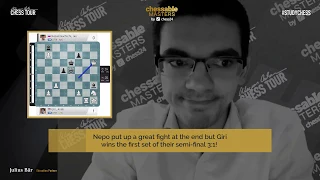 RECAP - Chessable Masters Semifinals Day 1: Carlsen | Ding | Nepomniachtchi | Giri