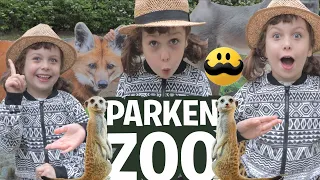 Melody besöker Parken Zoo och matar djuren 2019