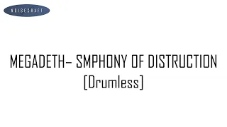 Megadeth - Symphony of Destruction Drum Score [Drumless Playback]