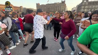 BAILE DE SONIDEROS EN EL ZÓCALO CDMX PRIMAVERA PASÓ PROHIBIDO