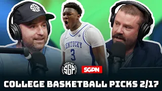 College Basketball Betting Picks - Saturday 2/17/24 (Ep. 1901)