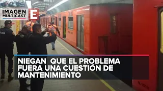 Línea 7 del Metro: Separación de trenes en Polanco por falla en los tornillos