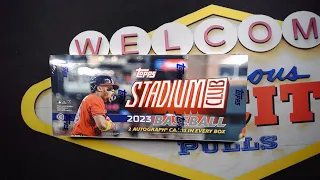 NEW RELEASE!!! 2023 TOPPS TOPPS STADIUM CLUB HOBBY BOX OPENING.