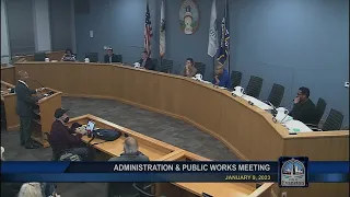 Administration and Public Works Committee Meeting 1-9-2023