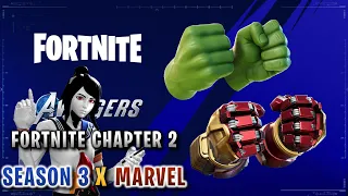 Fortnite Chapter 2 Season 3 x Marvel’s Avengers - NEW & FREE Pickaxe Hulk Smashers & Hulkbuster