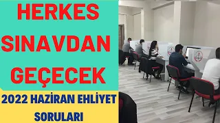 2022 TAMAMI ÇÖZÜMLÜ EHLİYET SINAV SORULARI / 2022 HAZİRAN EHLİYET SORULARI / EHLİYET ÇIKMIŞ SORULAR