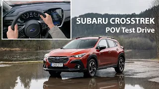 Subaru Crosstrek POV Test Drive | e-BOXER Hybrid, AWD (Binaural audio)