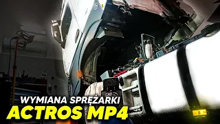 Wymiana sprężarki w ciężarówce I od A do Z I Mercedes Actros I Chopok & RMK PL  @truckerpaker