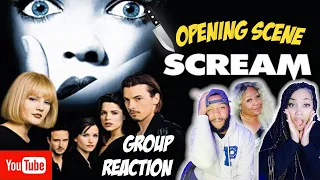 "SCREAM" (1996) 👻 🔪 | OPENING SCENE| *GROUP REACTION*