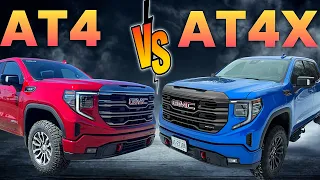 What’s the difference between the GMC Sierra AT4 & AT4X models?!