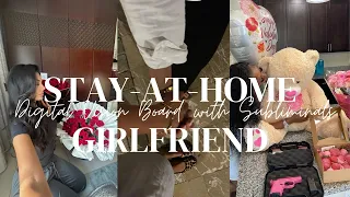 Stay at Home Girlfriend | Digital Vision Board with Subliminals | ItGirlux