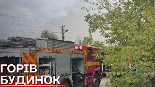 У селі Сад Сумського району горів житловий будинок