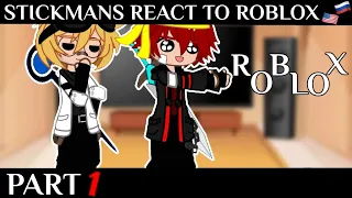 Stickmans react to roblox | | (Original) | | AvA/AvM | | ENG/RUS | | part 1