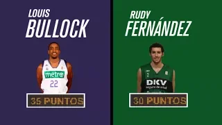 BULLOCK vs RUDY FERNÁNDEZ: duelo de cañoneros