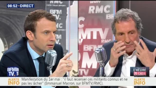 L'heure du choix : interview d'Emmanuel Macron par Jean-Jacques Bourdin | RMC et BFMTV