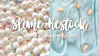 BIG BATCH SLIME RESTOCK: ICEE, JELLY, FLOAM, & MORE! June 23 & SF Slime Co