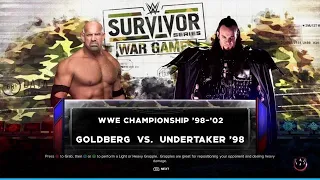 Iron man contest Goldberg Vs Undertaker! #wwe2k23 #youtubeshorts #fyp #fighter #goldberg #undertaker