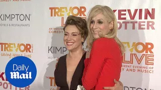 Alyssa Milano & Judith Light stun red carpet at TrevorLIVE in NYC - Daily Mail