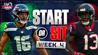 Must Start & Sit Wide Receivers in Week 4 of Fantasy Football | 5-Wide Fantasy