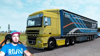 ДАФ СЛОМАЛСЯ ПО ДОРОГЕ - EURO TRUCK SIMULATOR 2 + РУЛЬ