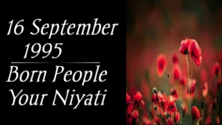 🌊Reading for 👉 16 september 1995 Born People👈 What is written in your Niyati🤔🤔🤔👉in Hindi❄️...