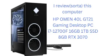 HP OMEN 40L GT21 Gaming Desktop PC i7-12700F Review     Affiliate