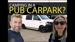 Family PUB STOP CAMPING & Walking in Todmorden - VW T6 Camper Van