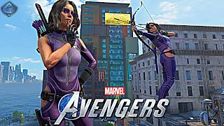 Marvel's Avengers Game - Kate Bishop Hawkeye Free Roam Gameplay! [PS5 Gameplay]