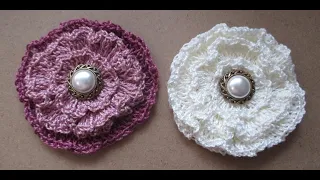 Gorgeous Crochet Flowers Using Cotton Threads Tutorial - jennings644 - Teacher of All Crafts