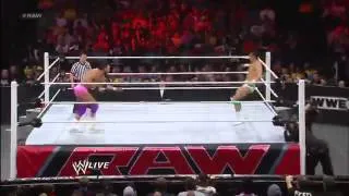 Alberto Del Rio vs Damien Sandow - WWE Raw 2/11/13