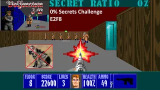 Wolfenstein 3D: No Secrets challenge! E2F8 with commentary