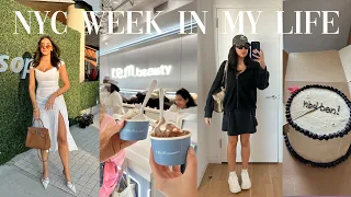 week in my life in the CITY | US open, trader joes haul, events, end of the summer in NYC!