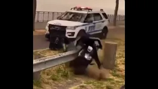 NYPD Chases Scooter Rider & Arrests Him 2023