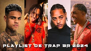 PLAYLIST DE TRAP BR 2024 - MC CABELINHO, ORUAM, TZ DA CORO, MC POZE - AS MELHORES 2023 #trapbr