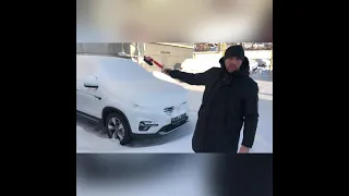 Changan CS 75 FL VS Снег