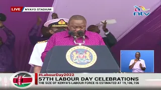Pres Uhuru declares minimum wage increase by 12% effective 1st May, 2022