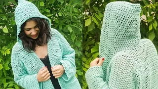 COMO TEJER UNA CAPUCHA A UN CARDIGAN O SWEATER | Danii's Ways