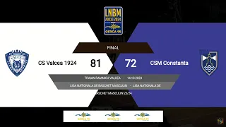 LNBM Getica 95 2023-2024: CS Vâlcea 1924 - CSM Constanța