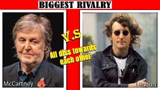 The Rivalry Between Paul McCartney And John Lennon | All Music's Diss's towards each other