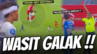 Kalah, Karena Emosinya Sendiri (Hujan Kartu) !! 12 Kartu Merah Paling Viral Bikin Greget di Liga 1