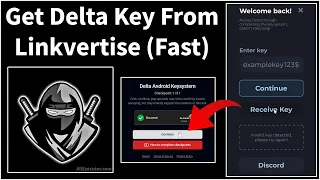 How To Get Delta Key From Linkvertise | Delta Executor Mobile Key (Fast)