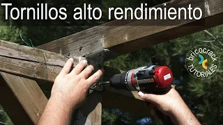 Tornillos para unir y reparar estructuras de madera (Bricocrack)