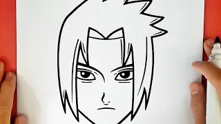 COMO DIBUJAR A SASUKE