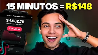 RECEBA R$4.000/MÊS USANDO O TIKTOK 15 MINUTOS POR DIA (Dinheiro online)