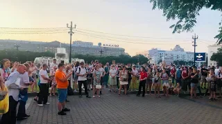 Протесты в Хабаровске в поддержку губернатора Сергея Фургала.День восьмой / LIVE 18.07.20